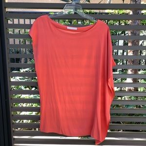 Ramy Brook Coral Marcie Side Drape Dress - Size M
